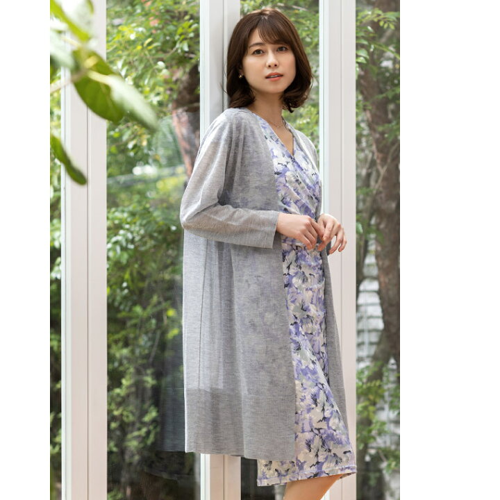 楽天市場】ワンピース ：不二子 カシュクール ニュアンスフラワー  