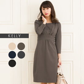 楽天市場 オフィス 着丈 スカート ワンピース ドレス 膝丈 ミディ丈 ドレスのシルエットタイト ワンピース レディースファッション の通販