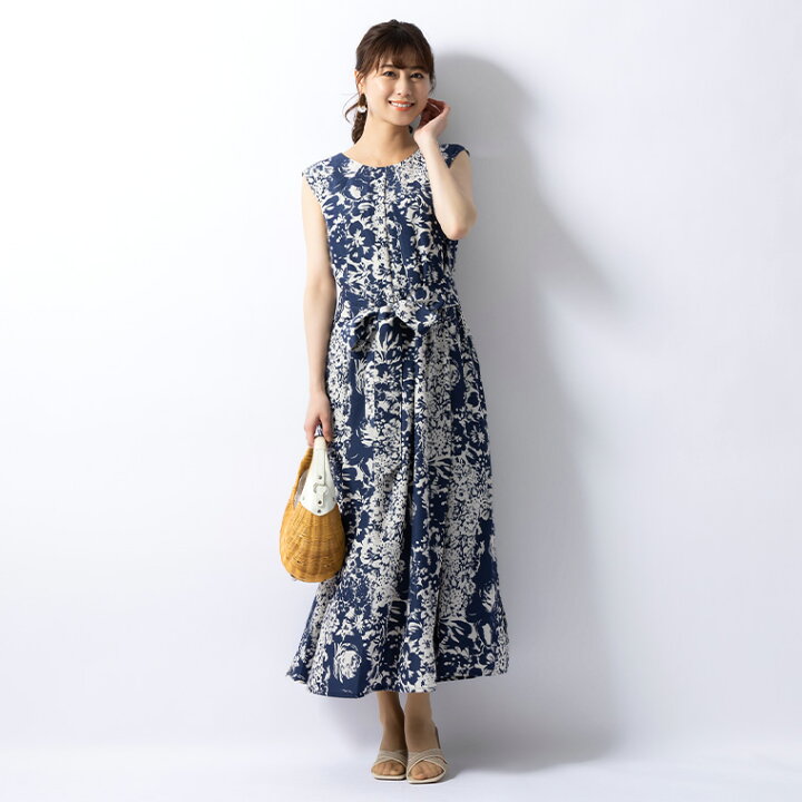 未使用/定価約9万】Anna October 花柄マキシワンピース（ワンピース  