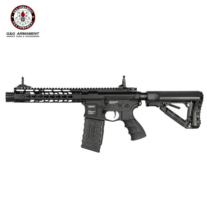 楽天市場】G&G 電動ガン GC16 WILD HOG 9in ブラック EGC-WLD-009-BNB 