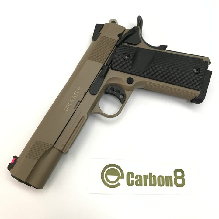 楽天市場】CARBON8 カーボネイト M45 DOC CO2 ブローバックガスガン 