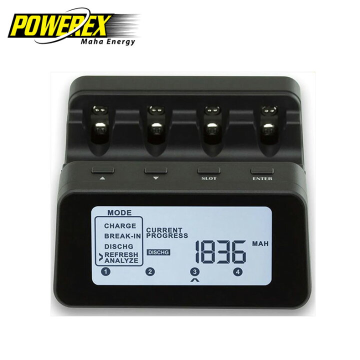 楽天市場】POWEREX バッテリーアナライザーPRO 単3 単4 ニッケル水素 