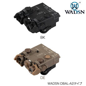 WADSN DBAL-A2タイプ LEDフラッシュライト BK DE カスタム オプション パーツ サバイバルゲーム サバゲー IPSC PPS スチールチャレンジ シューティング マッチ 装備 ミリタリー