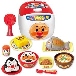 アンパンマン おにぎりもギュッ★シューッとたけたよ!おしゃべりすいはんきと元気100ばいSP和食セット ギフト プレゼント
