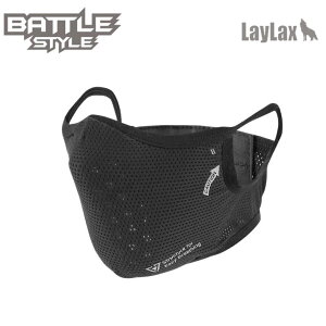 LayLax CNX C[W[uXtFCXK[h }XN 򖗑΍ Battle Style BK S-M L-XL JX^ IvV p[c ToCoQ[ ToQ[  ~^[