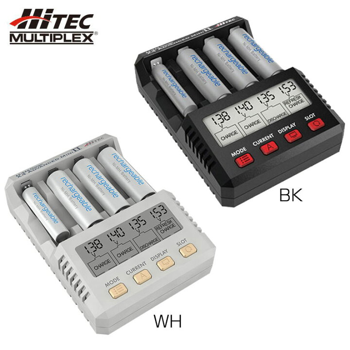楽天市場】HiTEC ハイテック AA/AAA チャージャー X4 アドバンス ミニ2 
