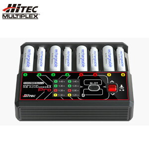 HITEC �n�C�e�b�N �P4 �P3 �o�b�e���[�`���[�W���[ AA/AAA Charger X8 Advanced EX Pro AA/AAA �`���[�W���[ X8 �A�h�o���X �v�� 44368 8�X���b�g�[�d�� ���d�� �P�O�iAA�j/�P�l�iAAA�jNi-MH/Ni-Cd �Ή� �~�j�b�c �~