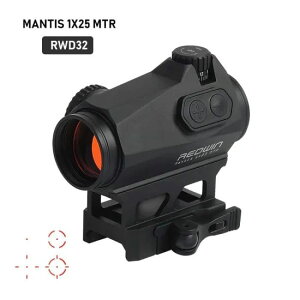 RedWinOptics Mantis 1x25 MTR �h�b�g�T�C�g ���e�Ή� ���e�B�N���ؑ։\ �J�X�^�� �I�v�V���� �p�[�c �T�o�C�o���Q�[�� �T�o�Q�[ IPSC �X�`�[���`�������W �V���[�e�B���O �}�b�` ���� �~���^���[ 