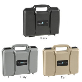 HTGベーシック WAVE 30 大容量 軽量 Stackable 積み重ね可能 ハンドガンケース 30cm Black Gray Tan Economyモデル カスタム オプション パーツ サバイバルゲーム サバゲー 装備 ミリタリー