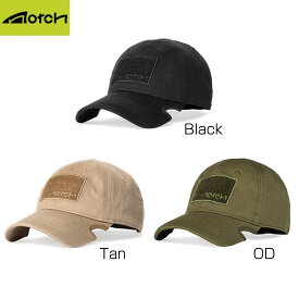 Notch Gear ノッチギア Adjustable Operator 調整式 オペレーター Black Tan 各種アイウェアに対応したキャップ ゴルフ テニス 野球 ジョギング スポーツ サバイバルゲーム サバゲー IPSC スチールチャレンジ シューティング マッチ 装備 ミリタリー 送料無料