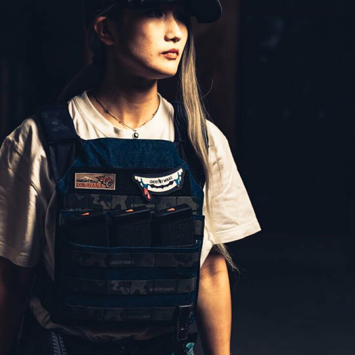 楽天市場】FUKUROU TACTICAL DCプレートキャリア デニム MCBK ベスト 
