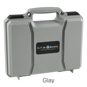 HTG�x�[�V�b�N WAVE 30 ��e�� �y�� Stackable �ςݏd�ˉ\ �n���h�K���P�[�X 30cm Black Gray Economy���f�� �J�X�^�� �I�v�V���� �p�[�c �T�o�C�o���Q�[�� �T�o�Q�[ ���� �~���^���[