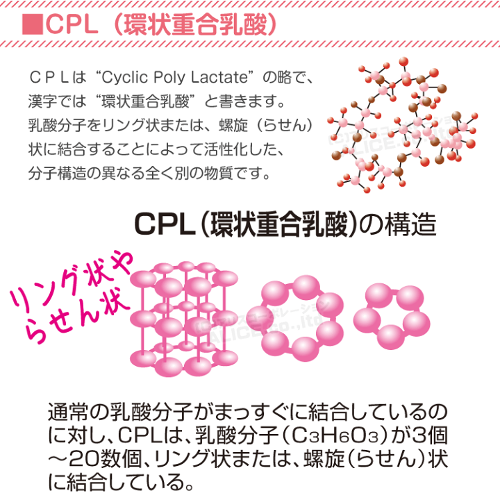 環状重合乳酸CPL 楽天市場】主命堂 CPL 環状重合乳酸 400g 乳酸サプリメント