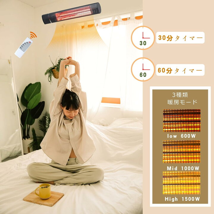 楽天市場】【2025新登場】ハロゲンヒーター 屋外 ヒーター 電気 