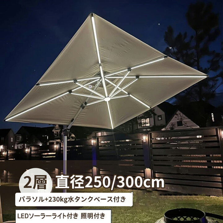 楽天市場】【2026年最新モデル】パラソル 大型 ガーデンパラソルセット 
