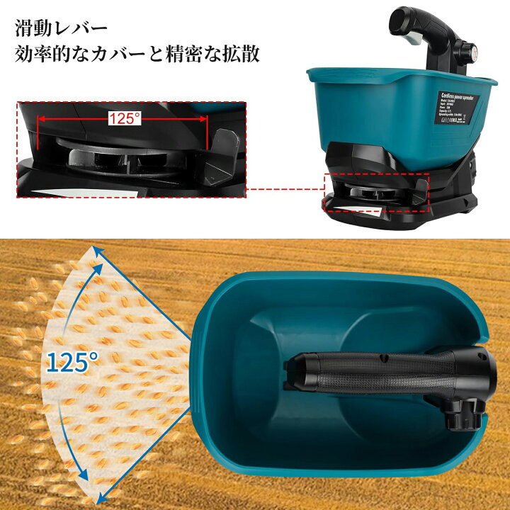楽天市場】☆【革命的アイテム登場！】散粒機 電動散粒機 充電式播種機 