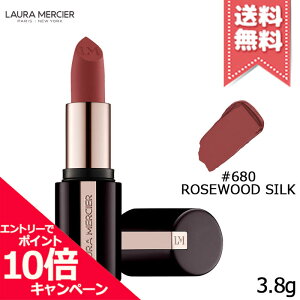 ���|�C���g10�{�E�����N�[�|����Laura Mercier ���[�������V�G �L���r�A ���b�v�X�e�B�b�N #680 ROSEWOOD SILK 3.8g�y���������z