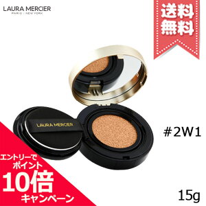 ���|�C���g10�{�E�����N�[�|����Laura Mercier ���[�������V�G �t���[���X ���~�G�[�� ���f�B�A���X �p�[�t�F�N�e�B���O �N�b�V���� #2W1 MACADAMIA SPF50/PA++++ 15g�y���������z