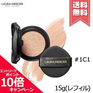���|�C���g10�{�E�����N�[�|����Laura Mercier ���[�������V�G �t���[���X ���~�G�[�� ���f�B�A���X �p�[�t�F�N�e�B���O �N�b�V���� #1C1 SHELL SPF50/PA++++ 15g �����t�B���y���������z
