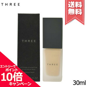 ���|�C���g10�{�E�����N�[�|����THREE �X���[ �A���e�B���C�g�v���e�N�e�B�u�v���X�e�B�[�� �v���C�}�[ #02 �g�����X���[�Z���g SPF32/PA+++ 30ml�y���������z