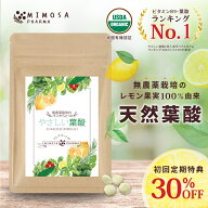 ＼★最大15％OFF★楽天スーパーSALE／＼定期初回30％OFF／ 【葉酸ランキング1位】 葉酸サプリ やさしい葉…