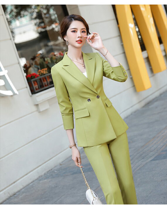 楽天市場 2点セット ビジネススーツ レディース コート パンツスーツ ママスーツ 長袖 通勤 オフィス トップス 制服 事務服 入学 フォーマル ビジネス 洗える 細身 春秋 S 5xl ストライプ Woop Woop First Store