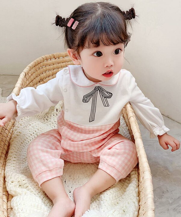 楽天市場 送料無料59 66 73 80 90 長袖 ロンパース 女の子 ベビースーツ フォーマル 女の子スーツ 子供服 ベビーフォーマル カバーオール ロンパース 新生児 幼児 結婚式 七五三 卒園式 入園式 出産祝い 記念日 撮影 カバーオール ロンパース ストライプ Woop Woop