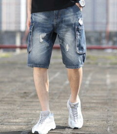 楽天市場 デニム ショートパンツ ダメージ メンズファッション の通販