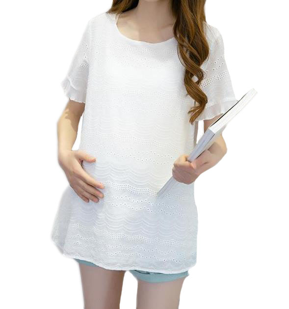 送料無料！韓国風　マタニティ 妊婦服 産前 産後 　 マタニティー ママ  妊婦用　 ゆったり 夏　短袖　 tシャツ 半袖 ウェア  　トップス　S M L XL