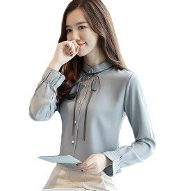 楽天市場 シフォン ブラウス 事務服 レディースファッション の通販