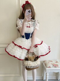 LOLITA ロリータ ゴスロリ コスプレ メイド服 コスチューム 文化祭 学園祭 衣装 仮装 ハロウィン おすすめ 可愛い ドレス　日常　写真　舞台　花嫁　洋服　新販　ハロウィーン　jsk　OP　ワンピース　吊りスカート