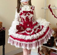 LOLITA ロリータ ゴスロリ コスプレ メイド服 コスチューム 文化祭 学園祭 衣装 仮装 ハロウィン おすす…