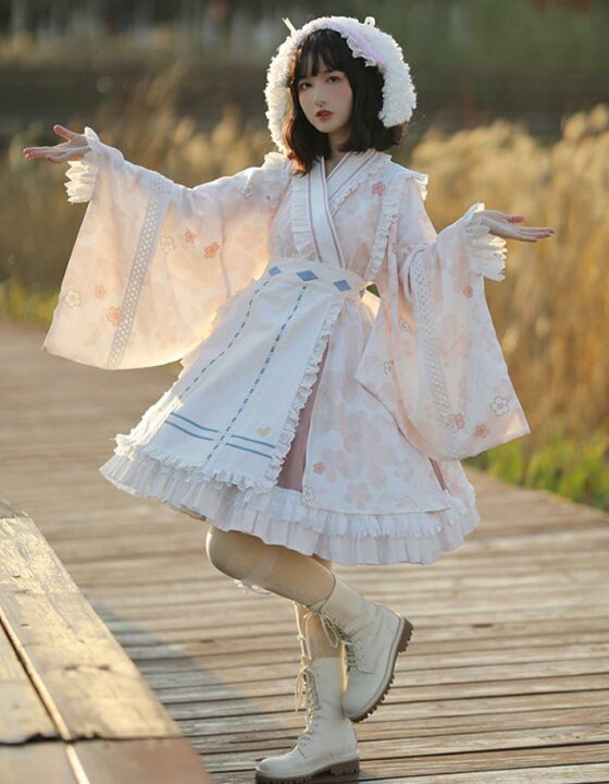楽天市場】LOLITA ロリータ ワンピース 桜語 浴衣 和風 ゴスロリ 