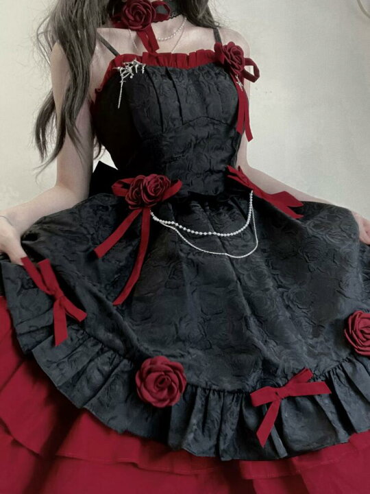 楽天市場】LOLITA ロリータ /悪魔 ヴァンパイア 吸血鬼 黒赤 黒青 