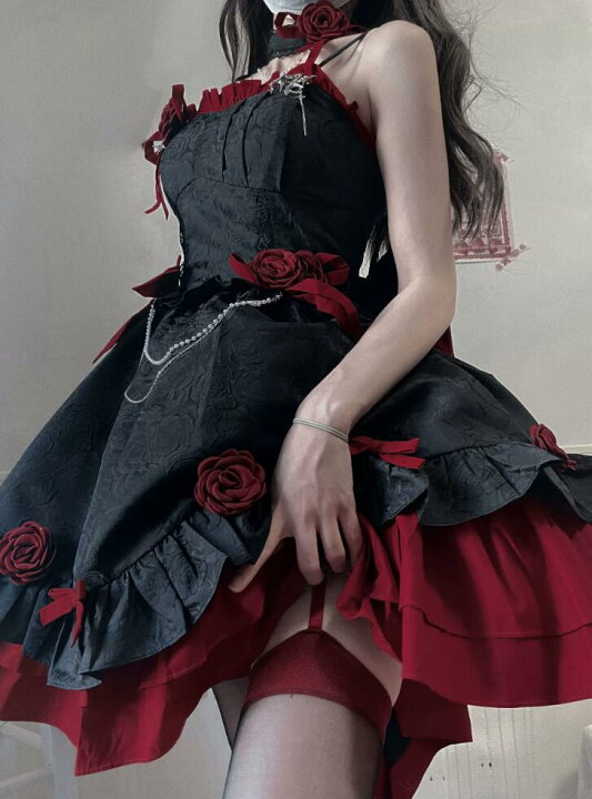 楽天市場】LOLITA ロリータ /悪魔 ヴァンパイア 吸血鬼 黒赤 黒青 