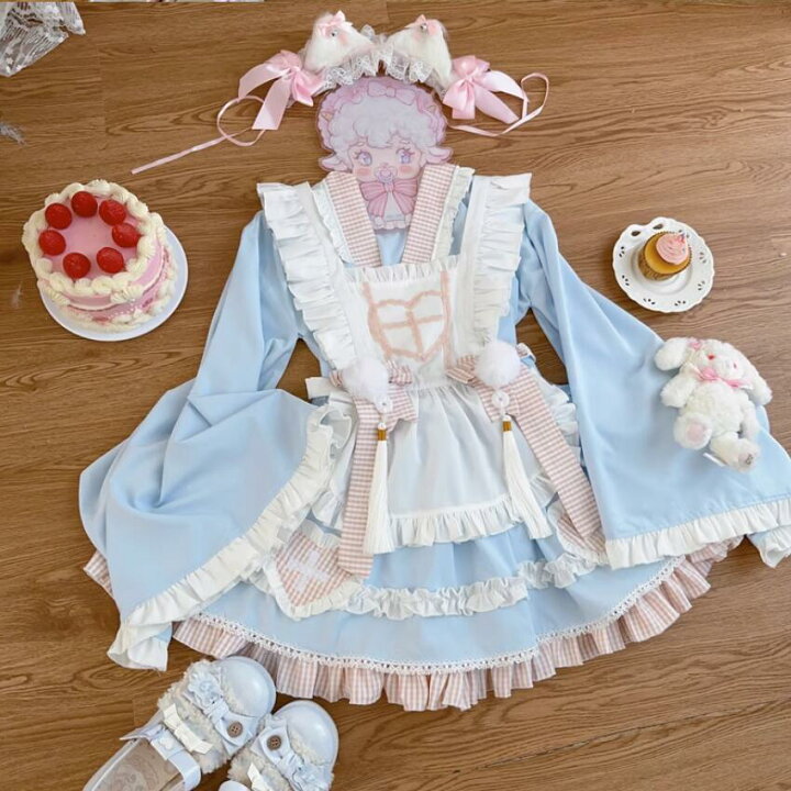 楽天市場】LOLITA ロリータ 4点セット/浴衣 和風 ゴスロリ コスプレ 