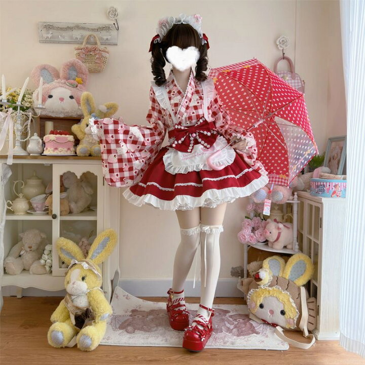 楽天市場】LOLITA ロリータ 4点セット/ 猫爪 浴衣 和風 ゴスロリ 