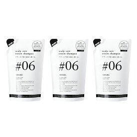 【1本6役】 クリームシャンプー 酵素洗浄 くせ毛 『ミムラ シックスマジッククリーム 詰替え用 500g×3』 頭皮ケア トリートメント 泡立たない 岩塩 スカルプケア ノンシリコン シャンプー MIMURA 30代 40代 50代 女性 男性 時短 全身 日本製