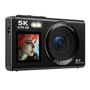 �y�N���X�}�X�v���[���g�ɂ������� �z�f�W�J�� WIFI�Ή� �X�}�z�ɑ���� 8000����f �J���� �f���A���X�N���[ 1.5�C���`�O�u�f�B�X�v���C �f�W�^���J���� �R���f�W 5K ���{���`�b�v 64GBSD�[�h�t