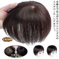 つむじ ヘアピース 部分ウィッグ 人毛100% ウイッグ トップカバー 増毛部分かつら 前髪ウィッグ トップピ…