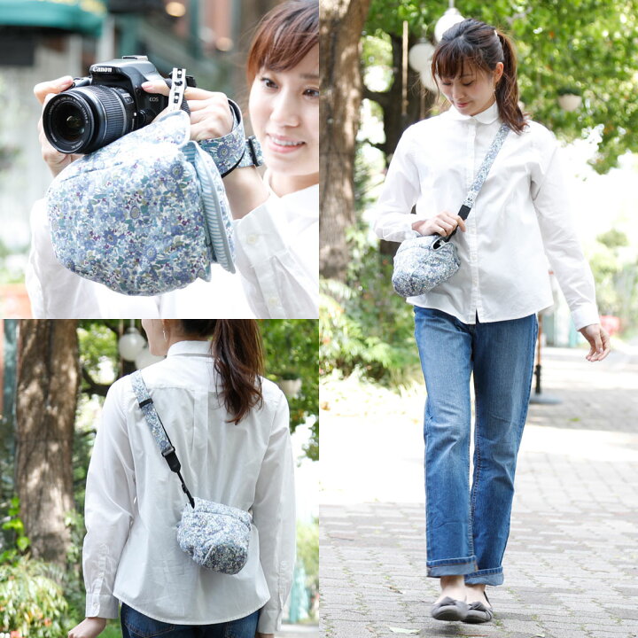 楽天市場 カメラケース Camera Case カメラカバー Mi Na ミーナ おしゃれ かわいい 女子 一眼レフ ミラーレス カメラのお洋服 スリム フラワーガーデンブルー ミーナ