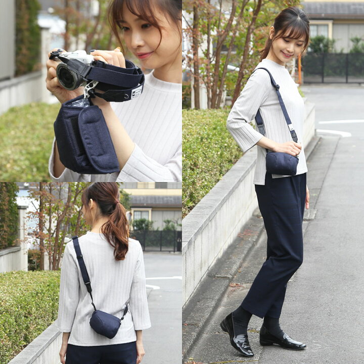 楽天市場 カメラケース Camera Case カメラカバー Mi Na ミーナ おしゃれ かわいい 女子 一眼レフ ミラーレス カメラのお洋服 ミニ H L ネイビー ミーナ