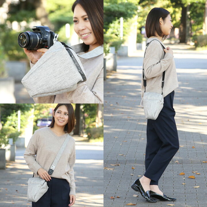 楽天市場 カメラケース Camera Case カメラカバー Mi Na ミーナ おしゃれ かわいい 女子 カメラのお洋服 ワイド グレーミックス 撥水加工 ミーナ
