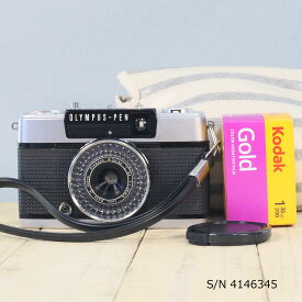 【整備済】【保証付 】　オリンパス　OLYMPUS PEN EE-3　S/N 4146345（ケース・フイルム付セット）　フィルムカメラ　フイルムカメラ　【中古】