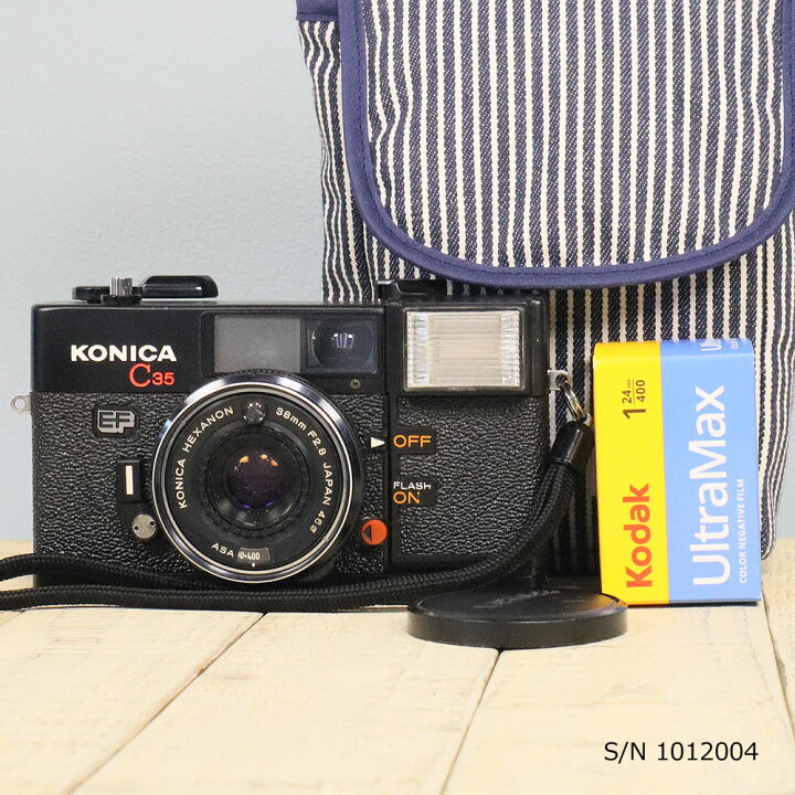 楽天市場】【整備済】【保証付 】 コニカ KONICA C35 EF S/N 1012004  
