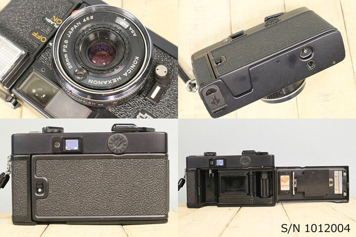楽天市場】【整備済】【保証付 】 コニカ KONICA C35 EF S/N 1012004  