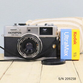 【整備済】【保証付 】　オリンパス　OLYMPUS 35 RC　S/N 209258（ケース・フイルム付セット）　フィルムカメラ　フイルムカメラ　【中古】