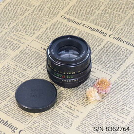 【保証付 】【中古】　オールドレンズ　Helios (ヘリオス) 44M 58mm F2 M42 マウント S/N 8362764　(ポーチ付)