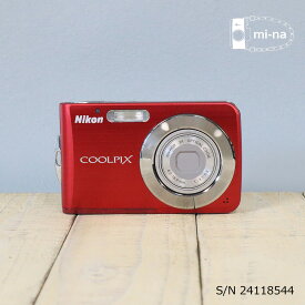 【中古】[作動確認済　返品保証] 　Nikon COOLPIX S210 S/N 24118544　デジタルカメラ CCDカメラ オールドデジカメ オールドコンデジ