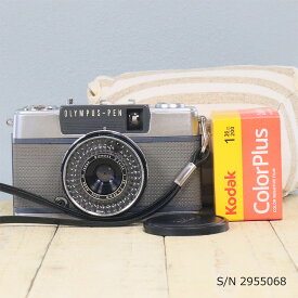 【整備済】【保証付 】　オリンパス　OLYMPUS PEN EES-2　S/N 2955068（ケース・フイルム付セット）　フィルムカメラ　フイルムカメラ　【中古】